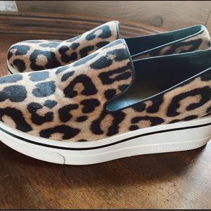 Stella Mccartney Leopard Platform Shoes